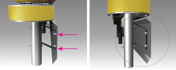 حاجز السلامة KSI للدراجات النارية/الهوائية